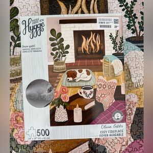 Cozy Fireplace Puzzle - 500 Pieces